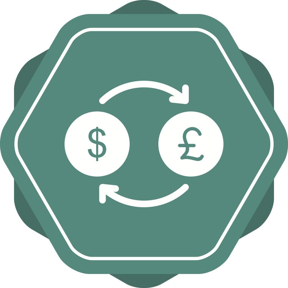 Dollar to Pound Vector Icon