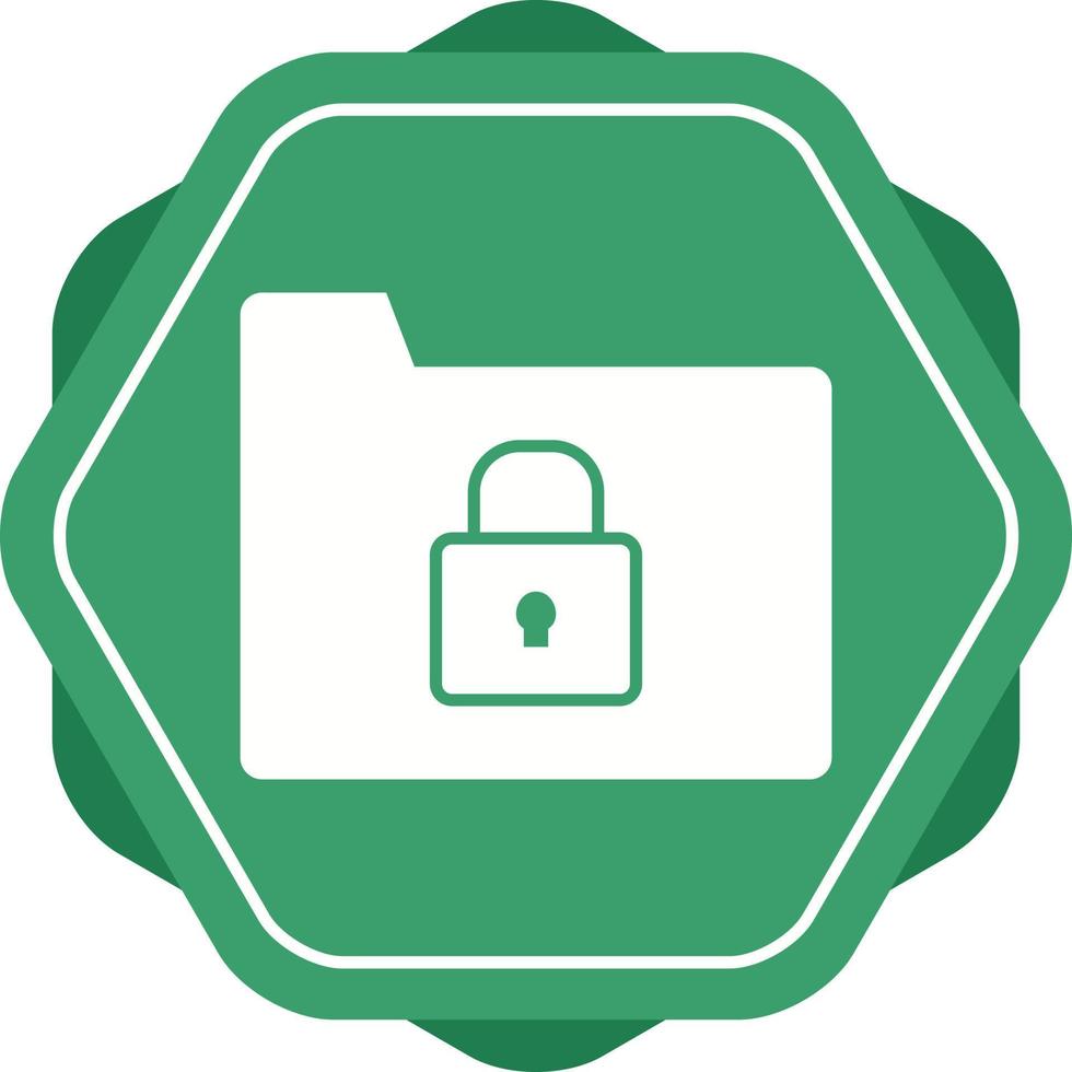 Secure Folder Vector Icon