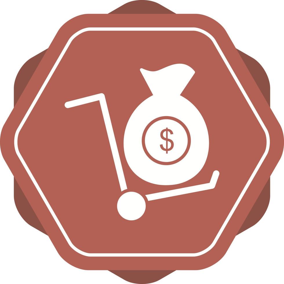 icono de vector de transferencia de dinero