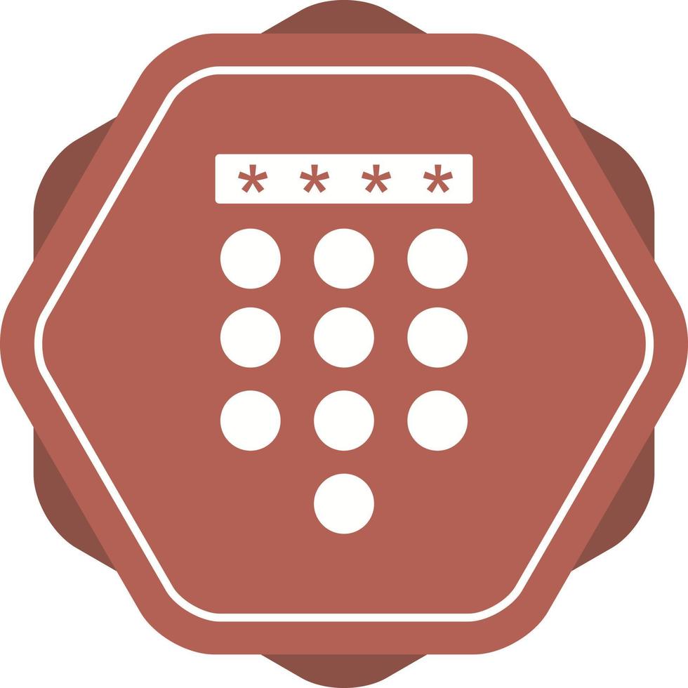 Passcode Lock Vector Icon