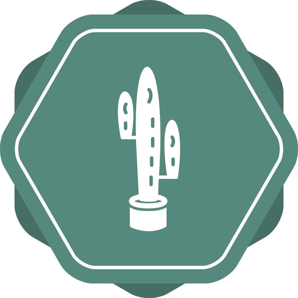 icono de vector de cactus