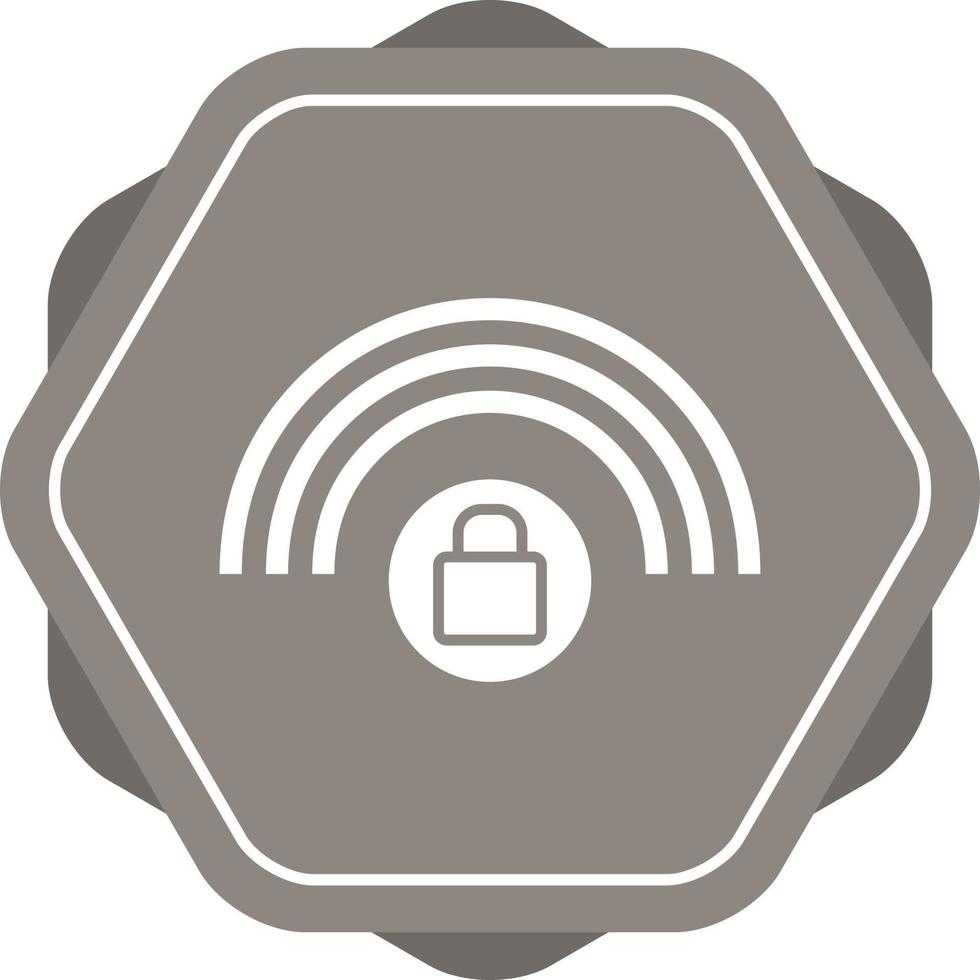 Protected Wifi Vector Icon