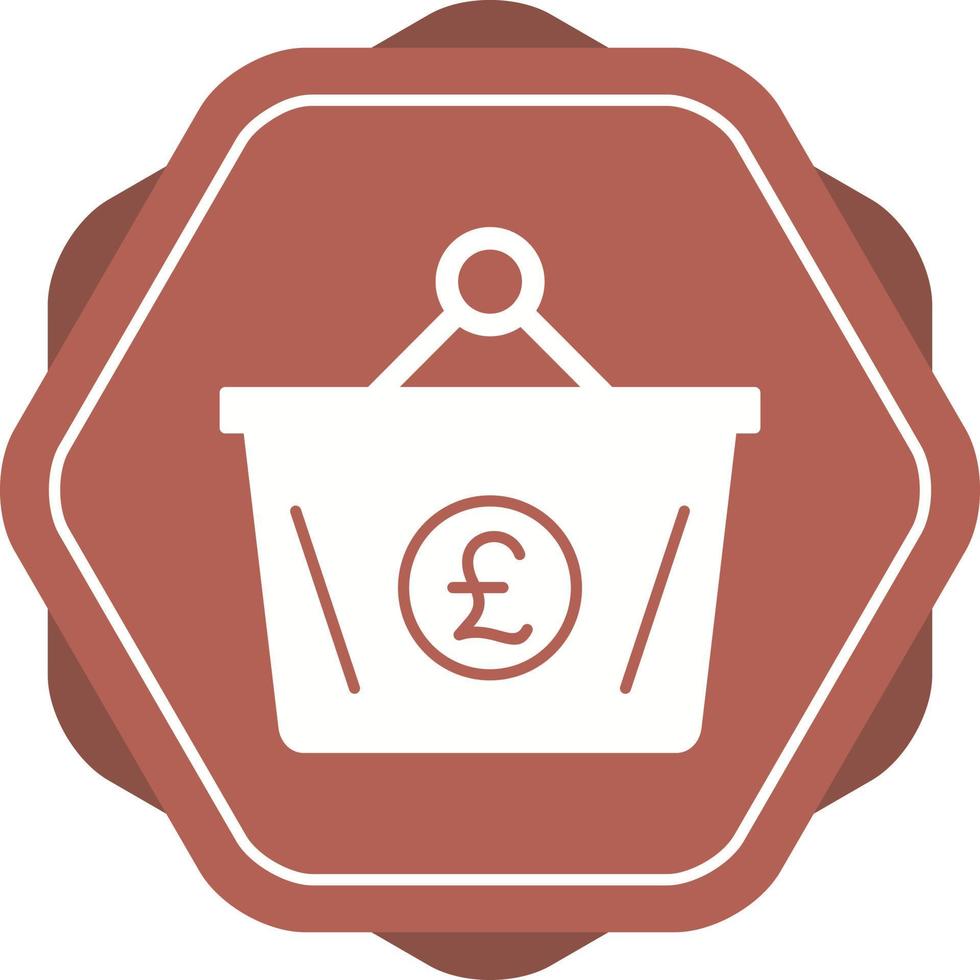 Pound Basket Vector Icon