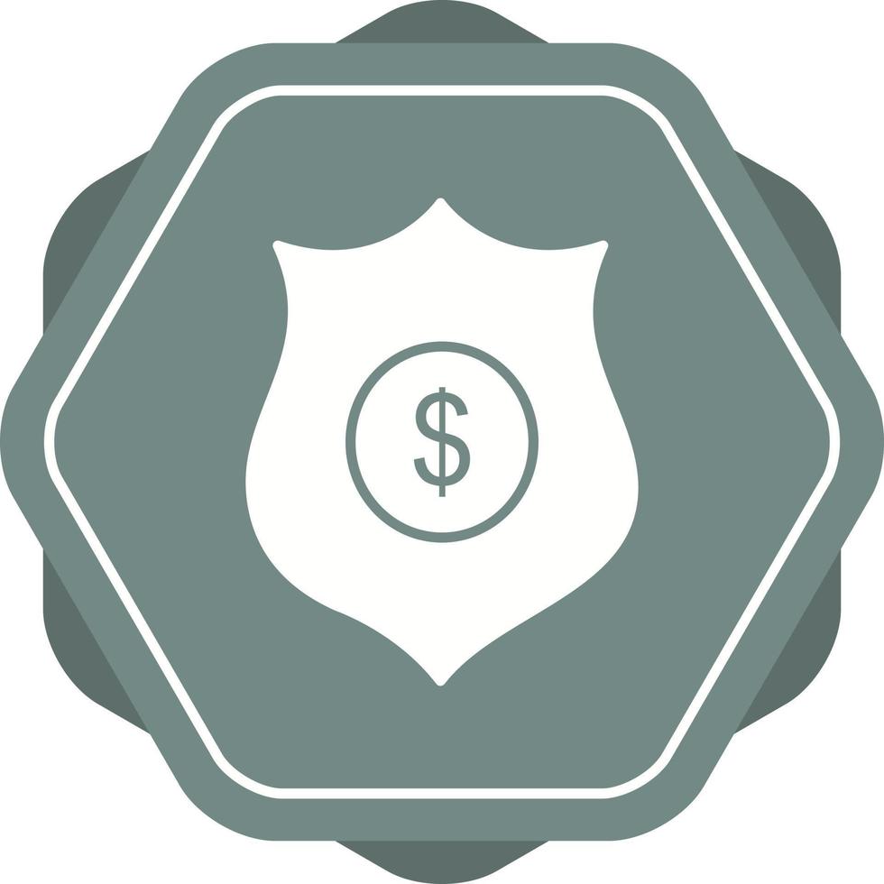 Dollar Badge Vector Icon