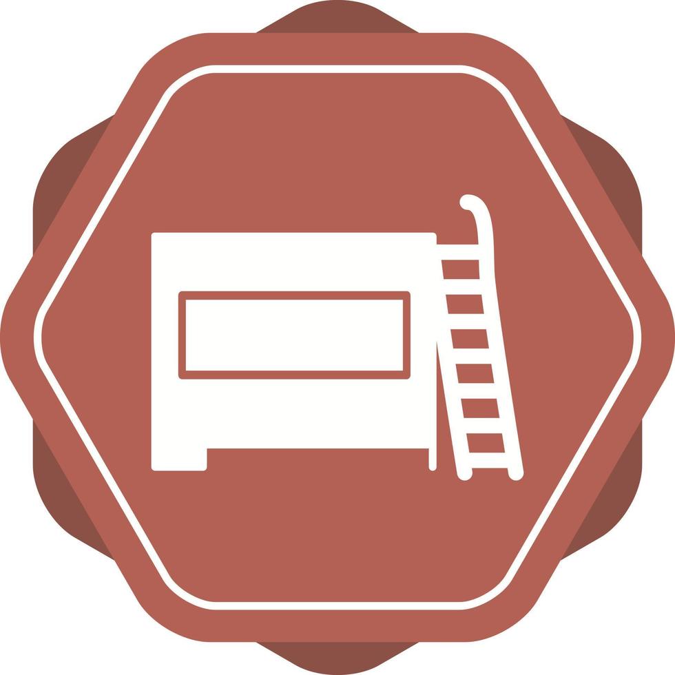 Bunk bed Vector Icon