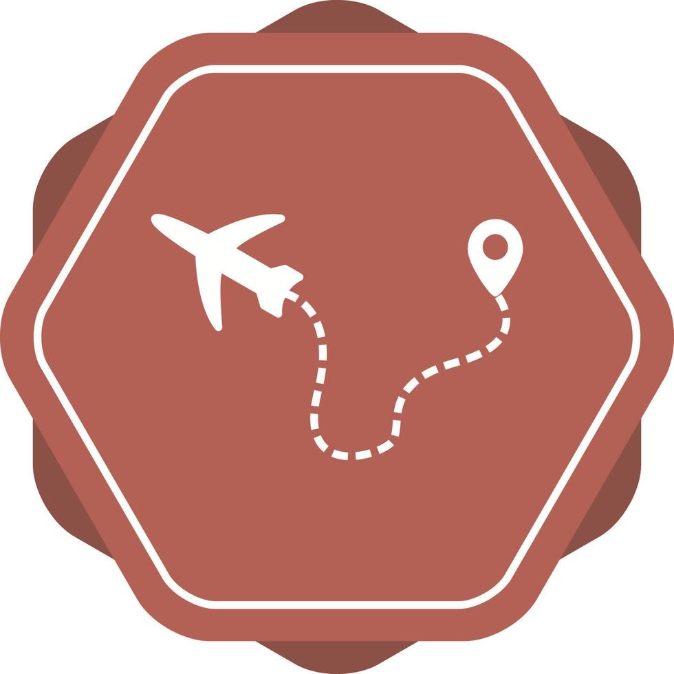 icono de vector de vuelo de avión