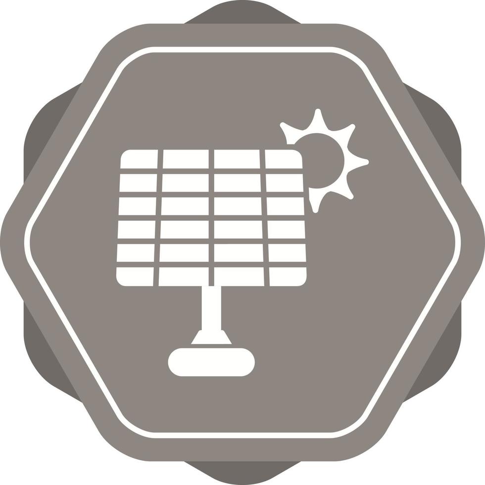 icono de vector de panel solar