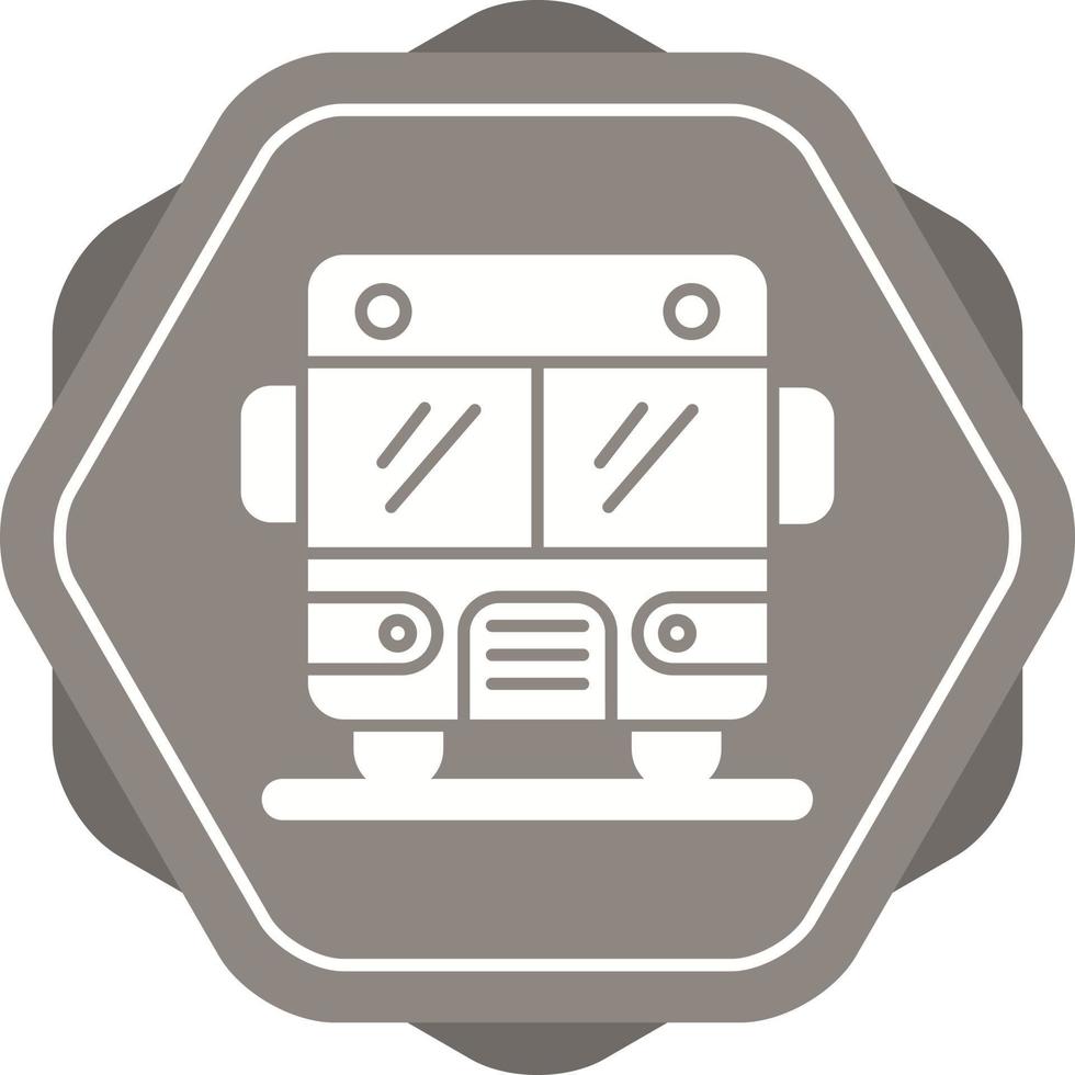 icono de vector de bus