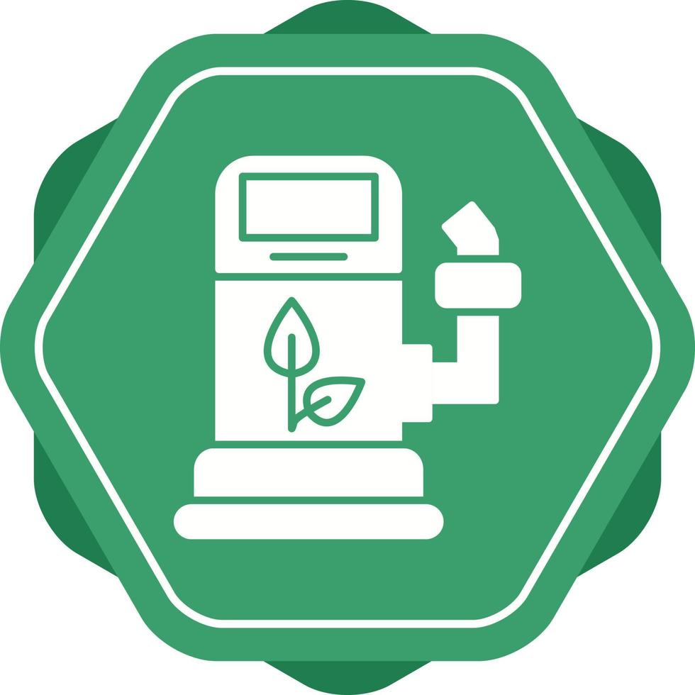 icono de vector de combustible ecológico