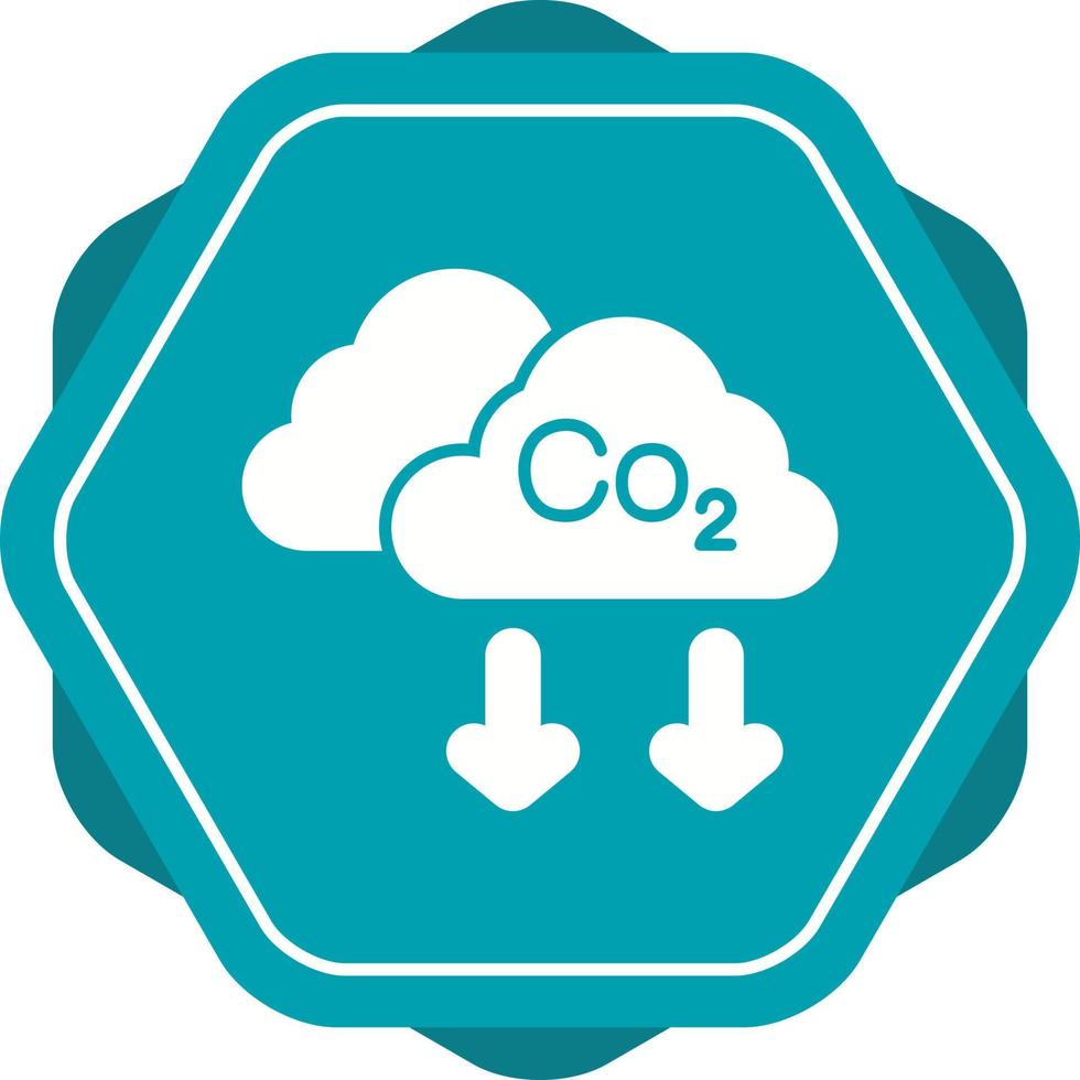 icono de vector de co2