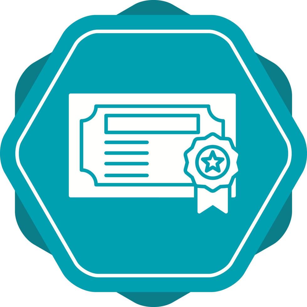 Certificate Vector Icon