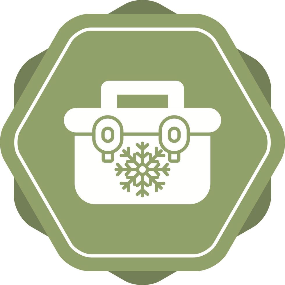 Portable Fridge Vector Icon