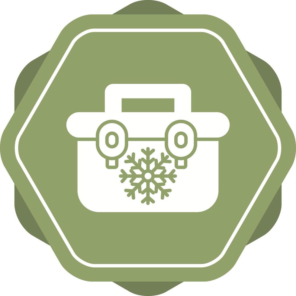 Portable Fridge Vector Icon