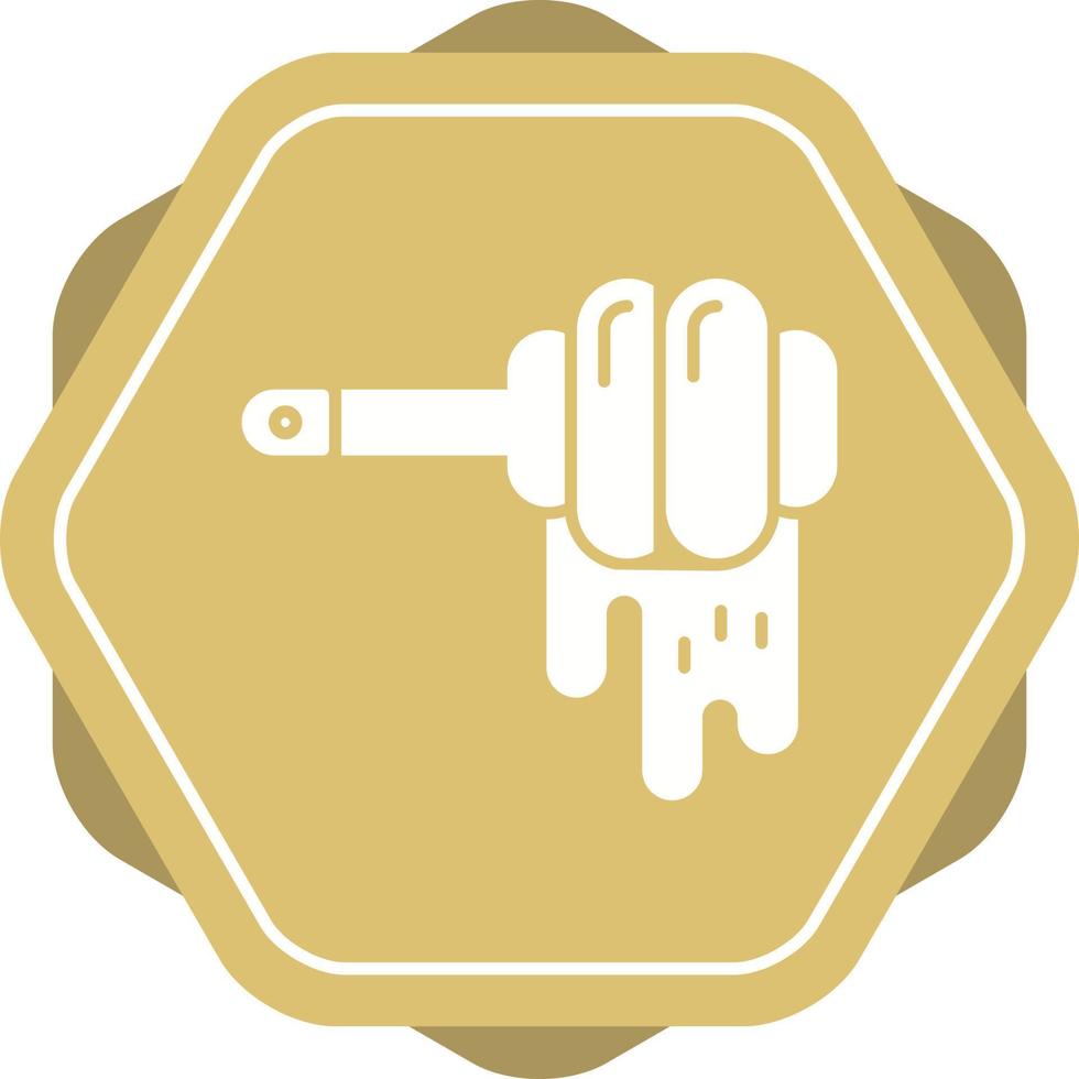 Honey Dipper Vector Icon