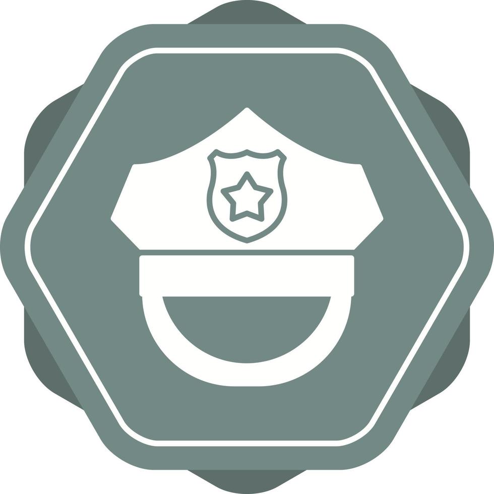 Police Hat Vector Icon