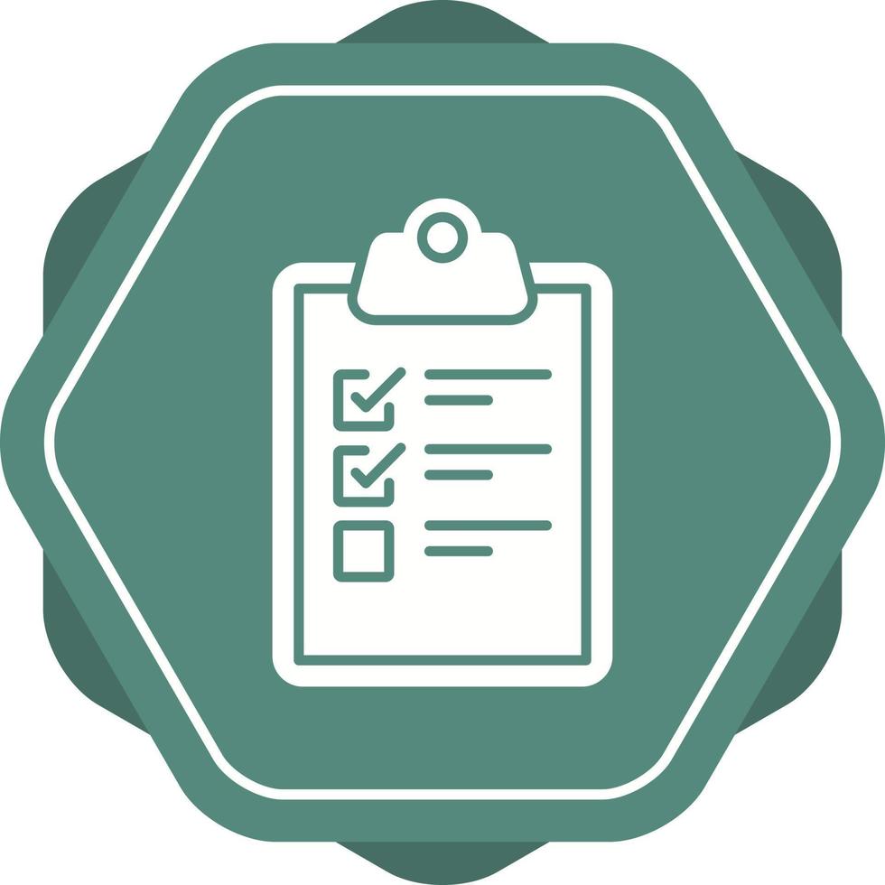 Checklist Vector Icon
