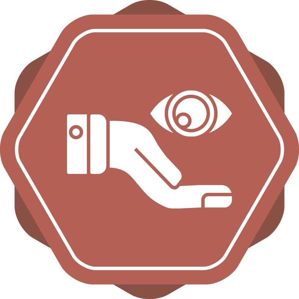Eye Donate Vector Icon