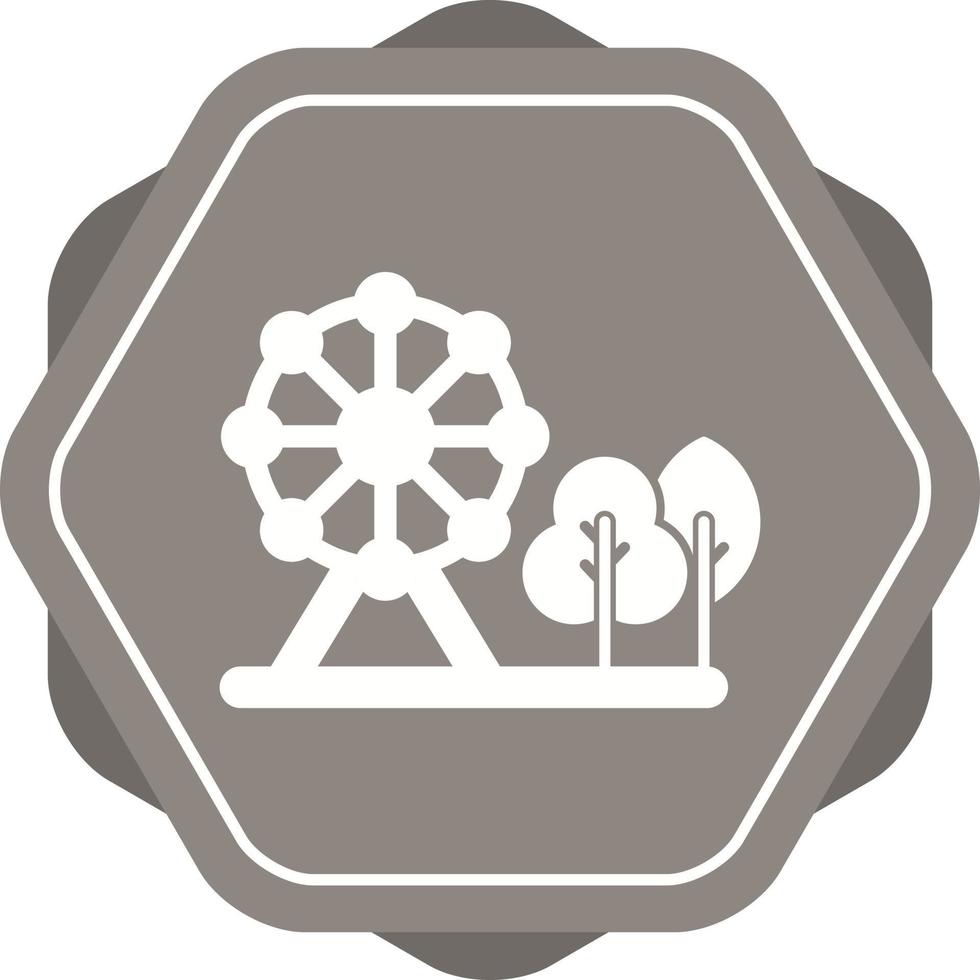 icono de vector de parque