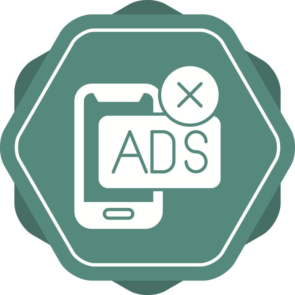AD Block Vector Icon
