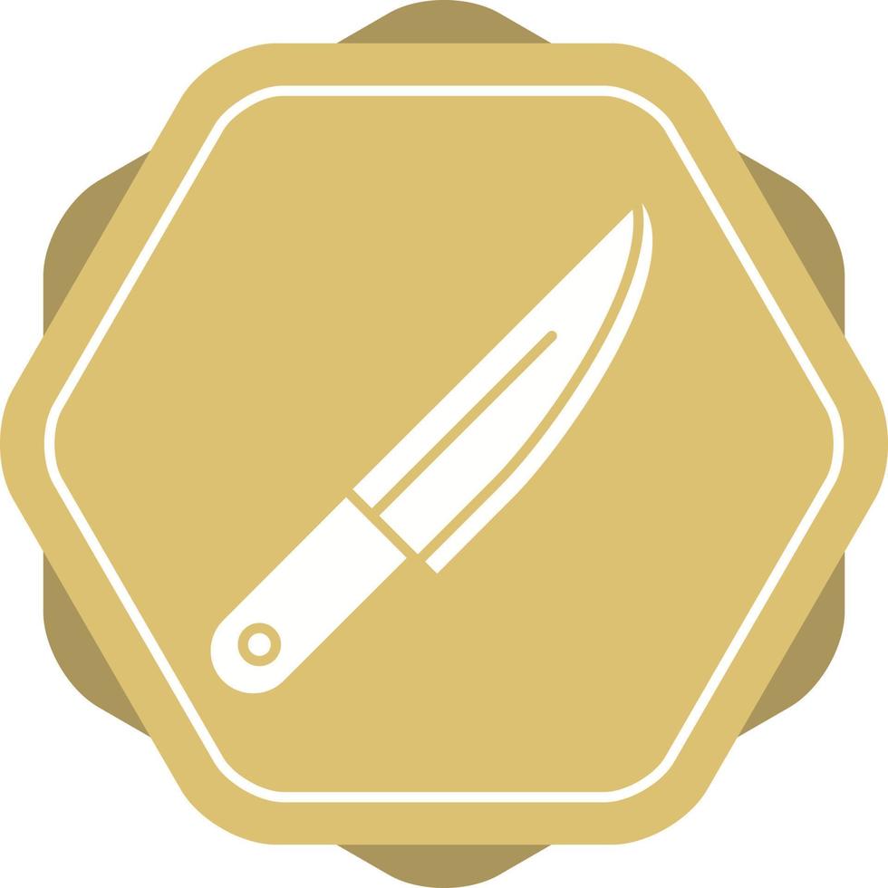 icono de vector de cuchillo