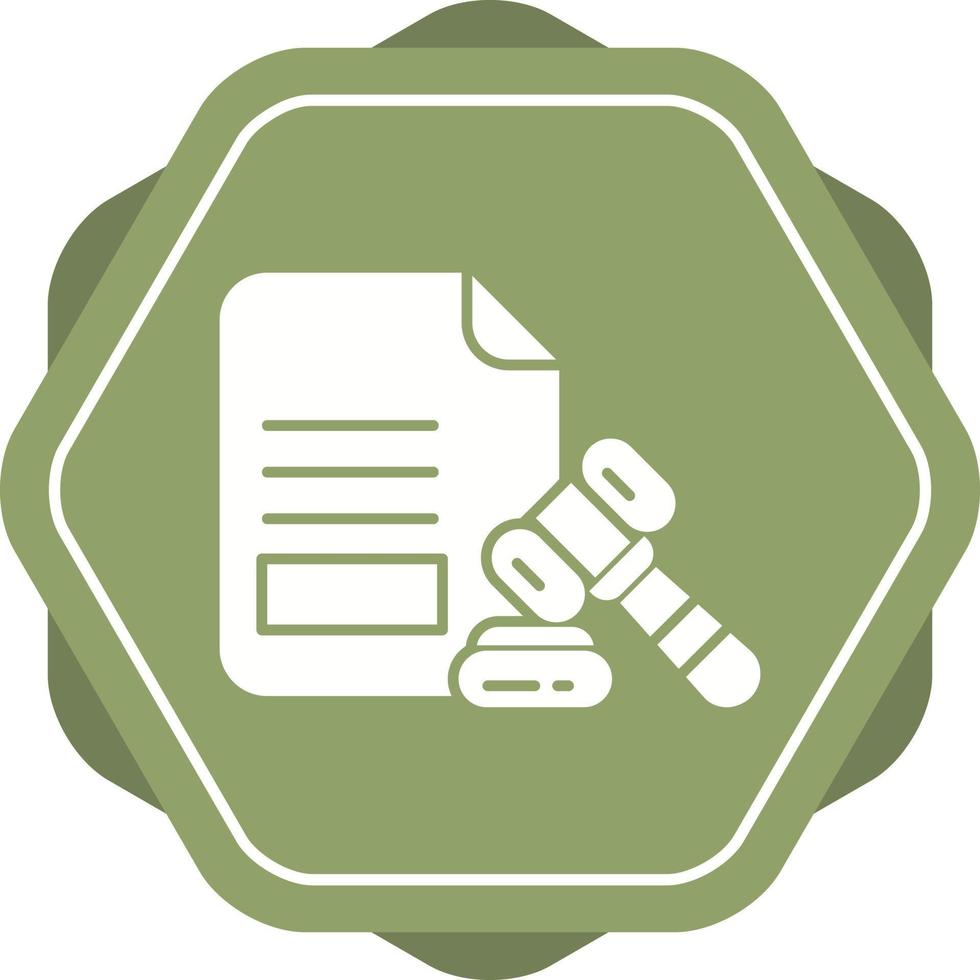 Legal Paper Vector Icon