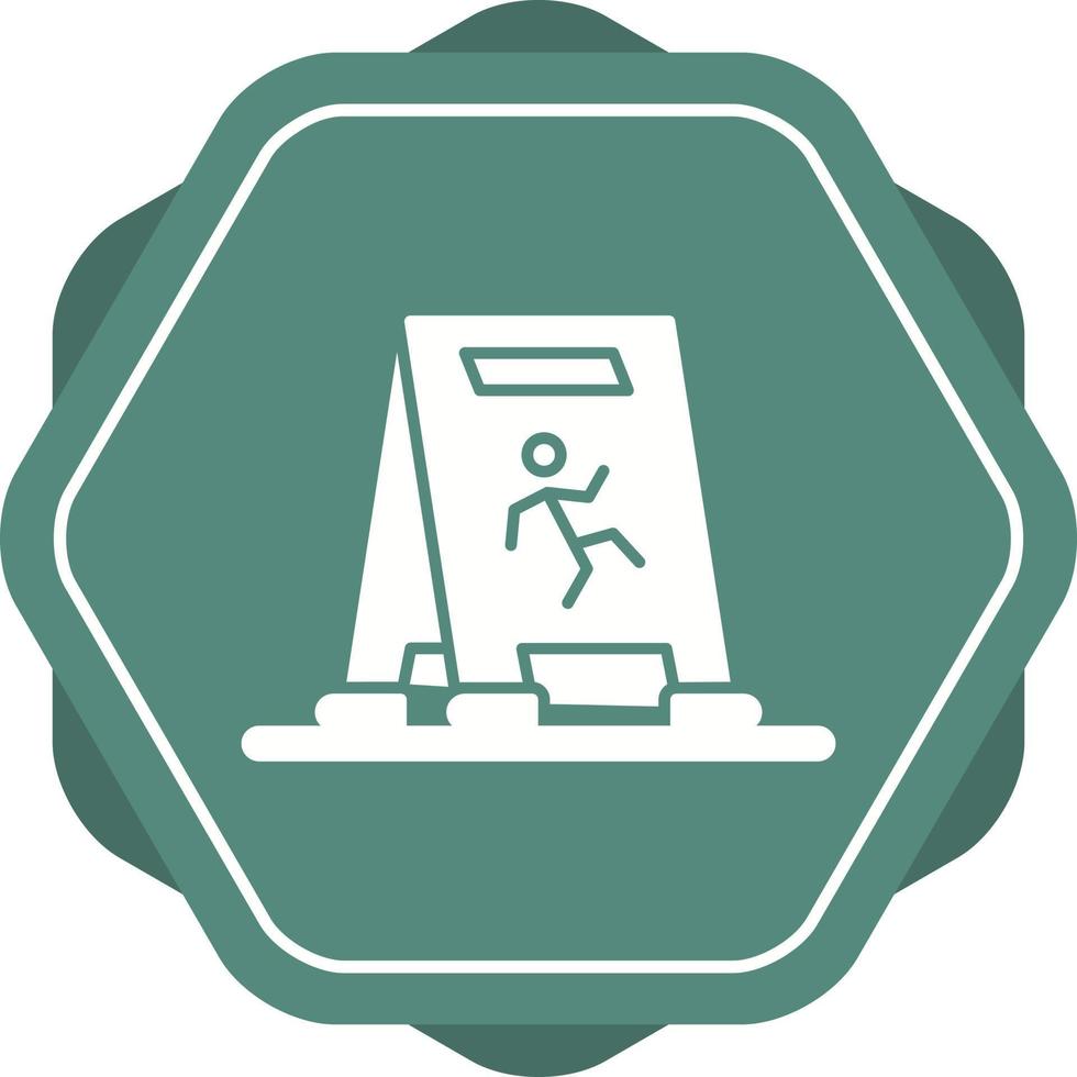 Wet Floor Vector Icon