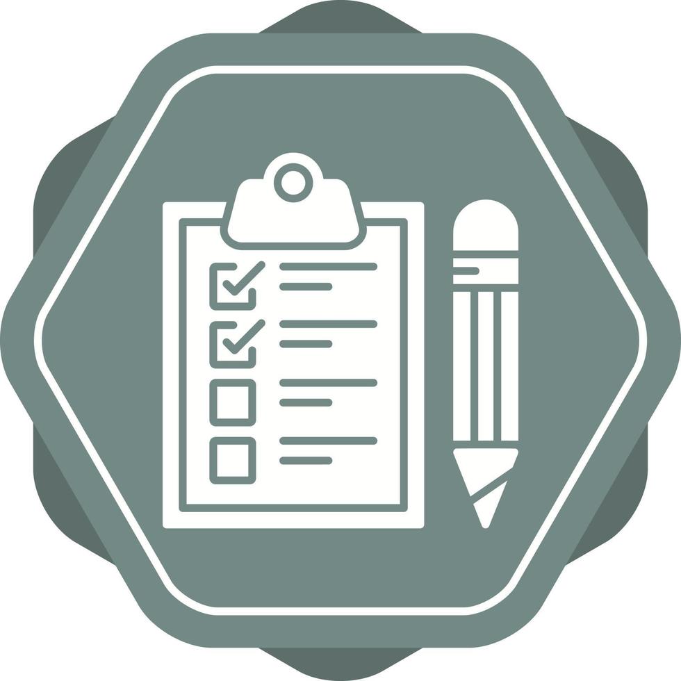 Exam Vector Icon