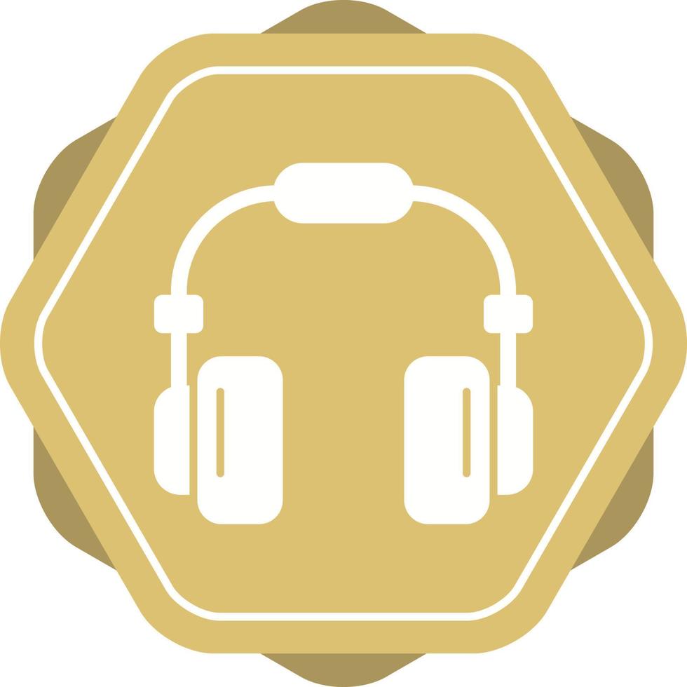 icono de vector de auriculares