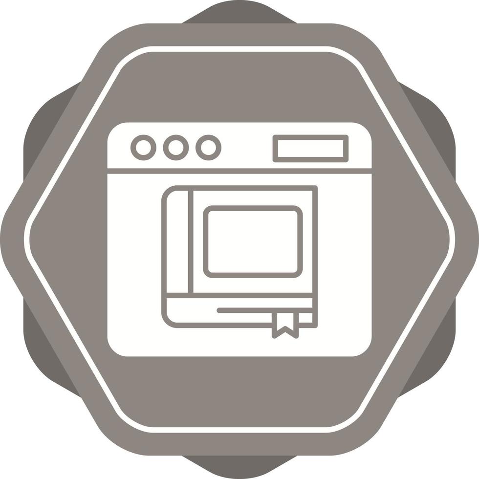 icono de vector de ebook