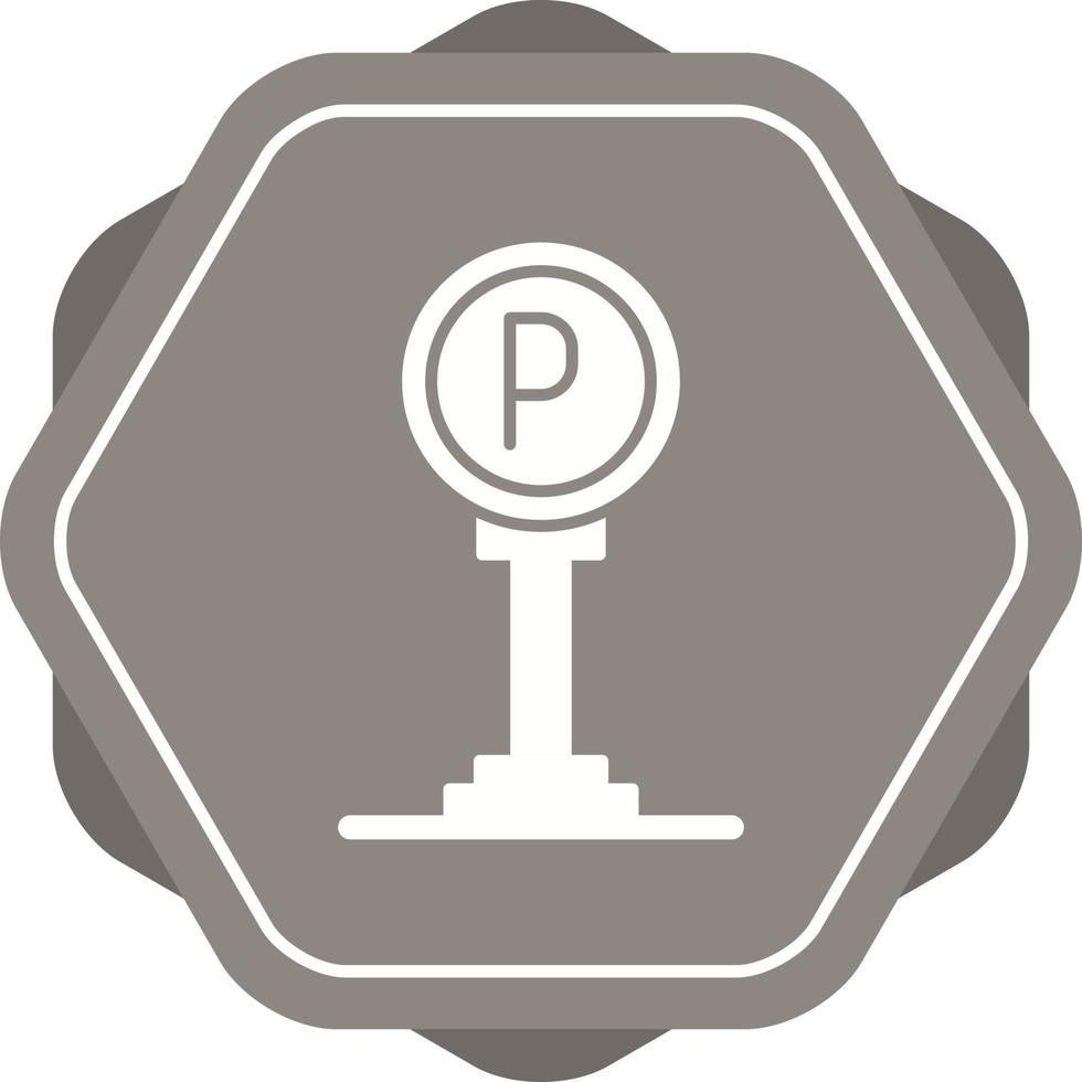 Parking Sign Vector Icon