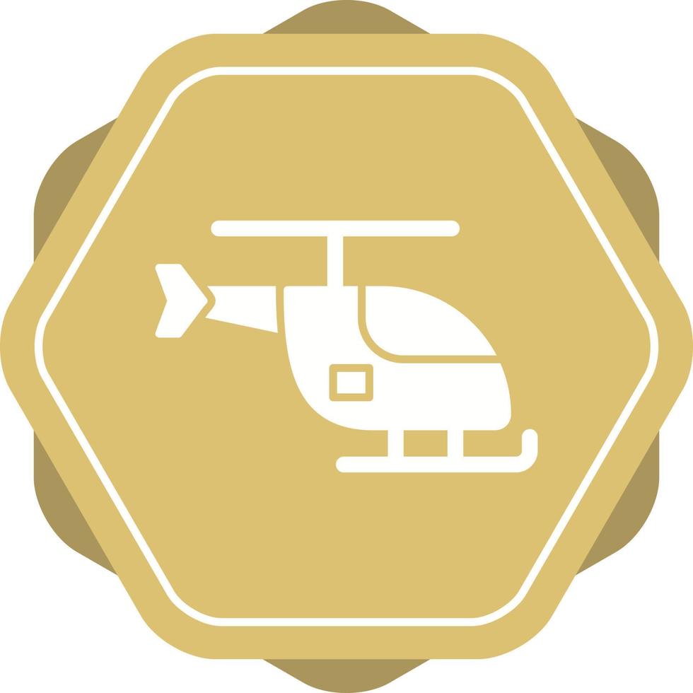 icono de vector de helicóptero