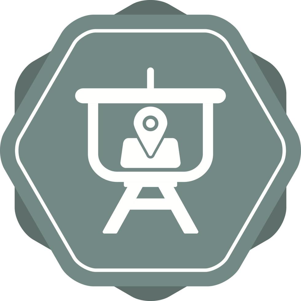 Location Presentation Vector Icon