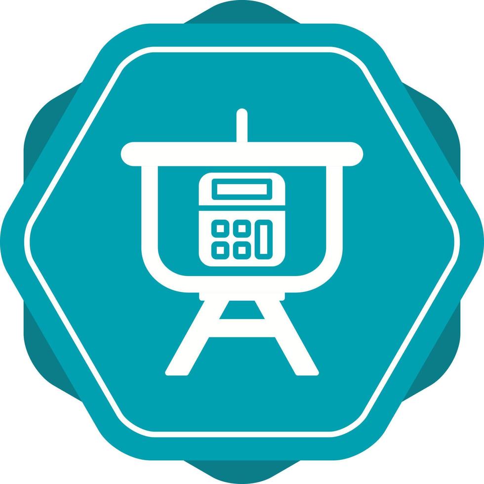 Calculation Presentation Vector Icon