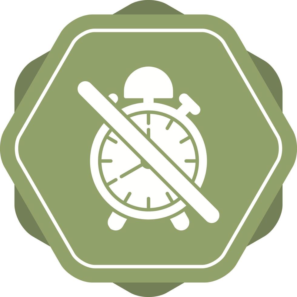No Alarm Vector Icon