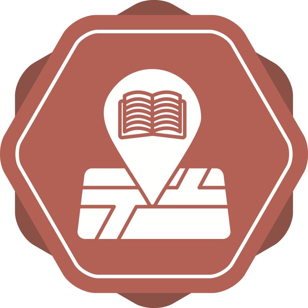 Library Location Vector Icon