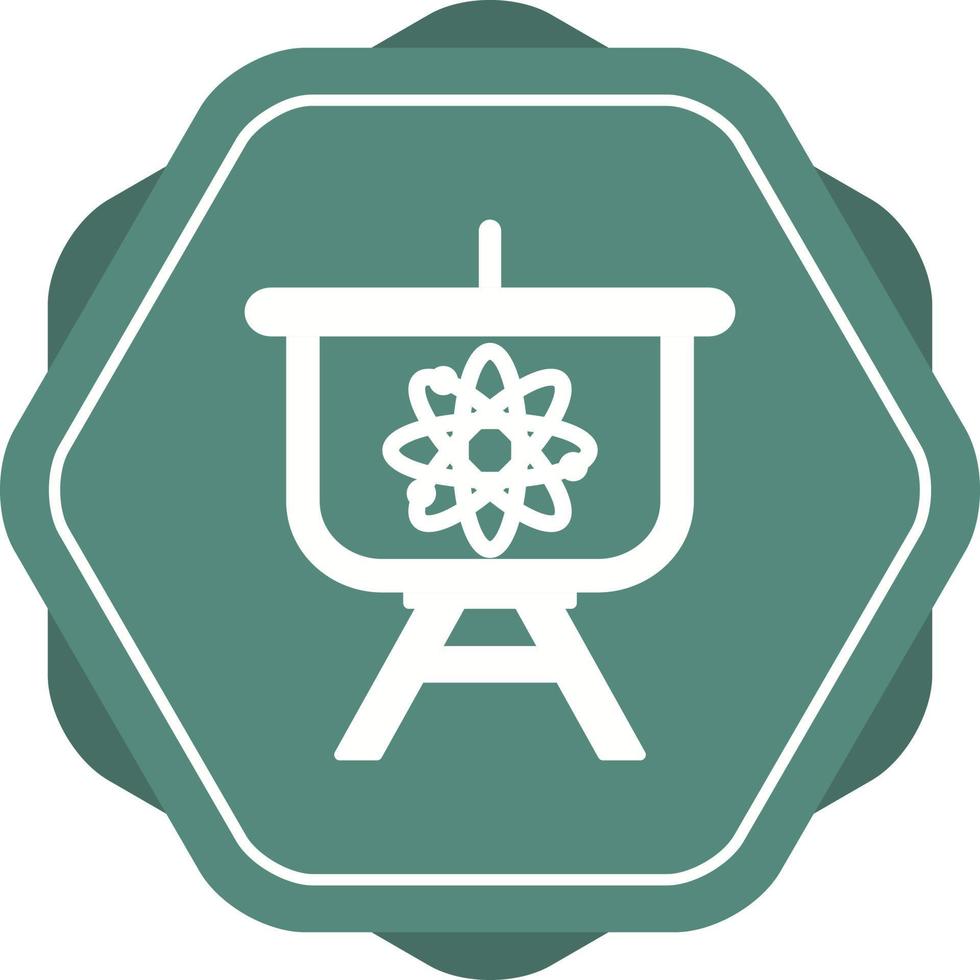 Atom Presentation Vector Icon