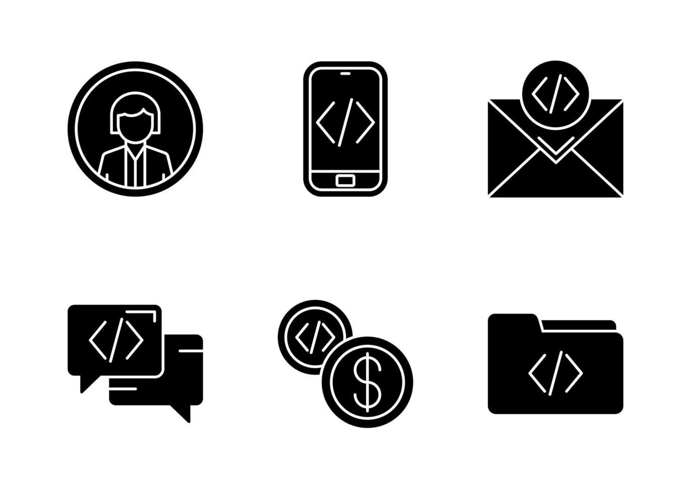 Coding Vector Icon Set