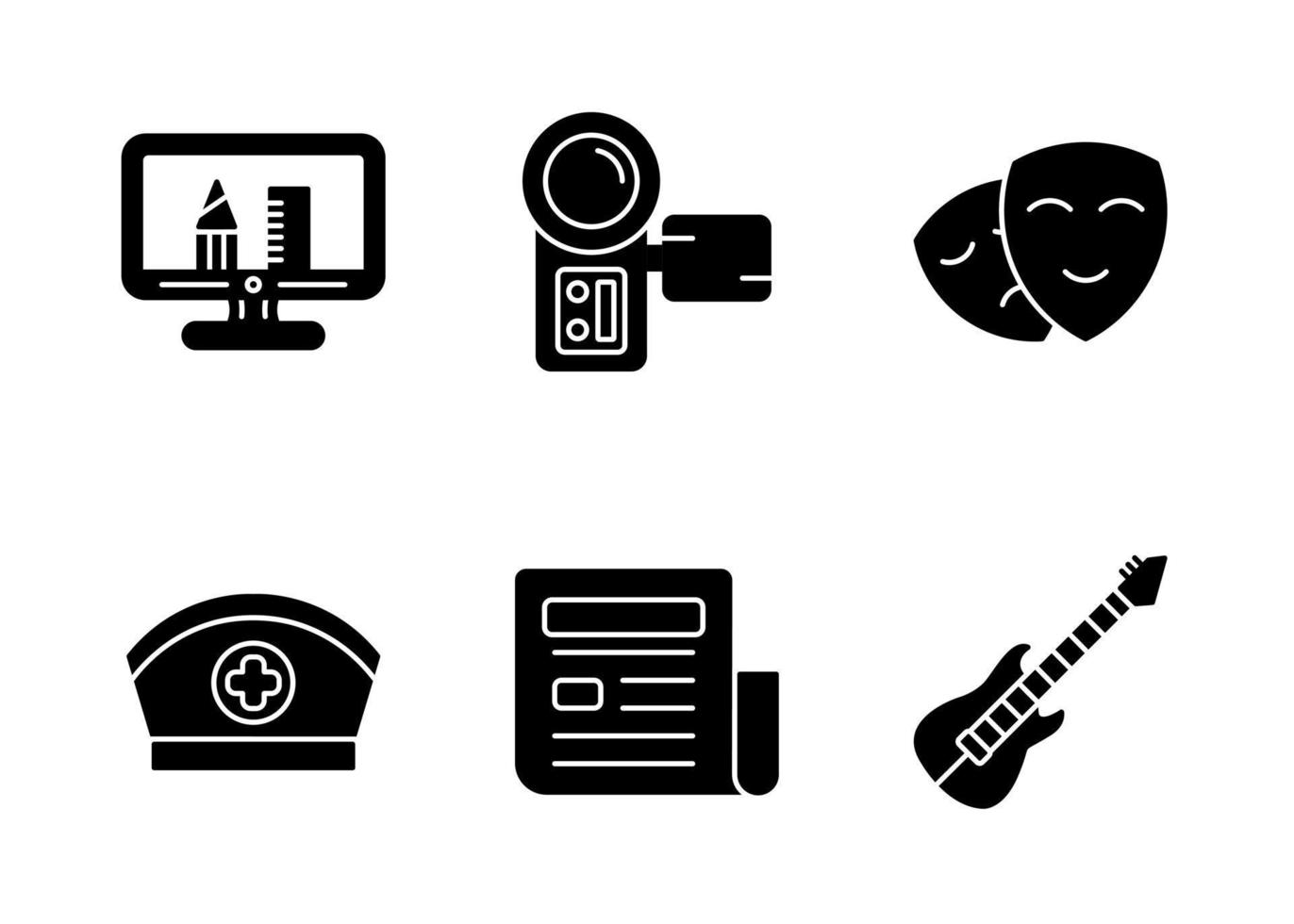 Education Topic Vector Icon Set