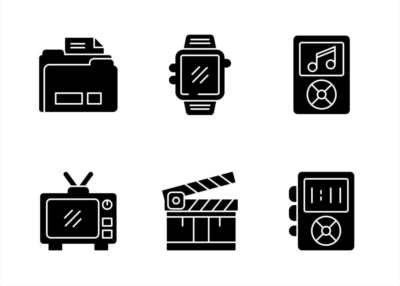 Multimedia Vector Icon Set