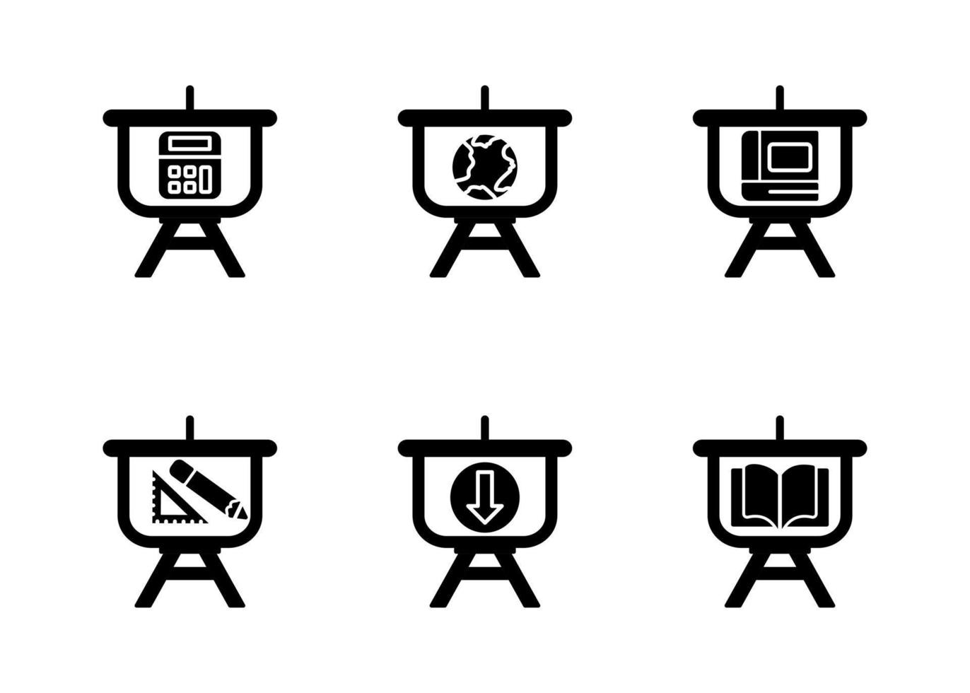 Presentation Vector Icon Set