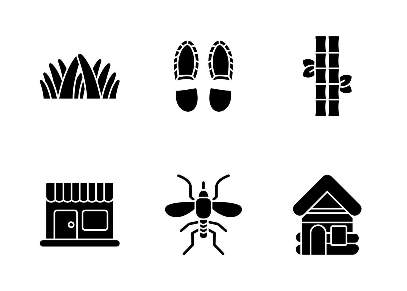 Rainforest Vector Icon Set