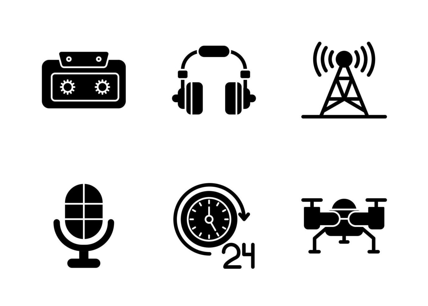 Journalism Vector Icon Set