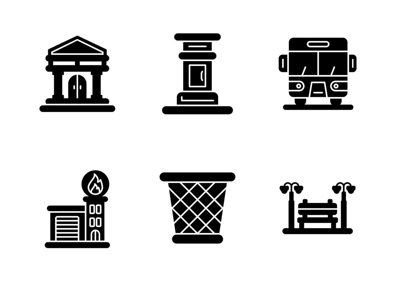 City Vector Icon Set