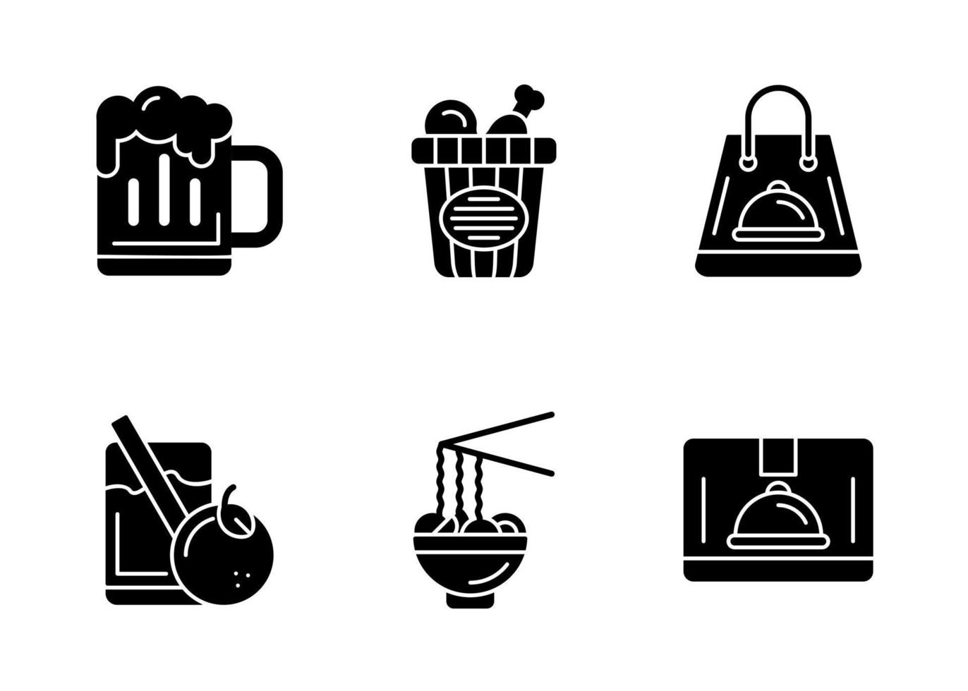 Take away Vector Icon Set