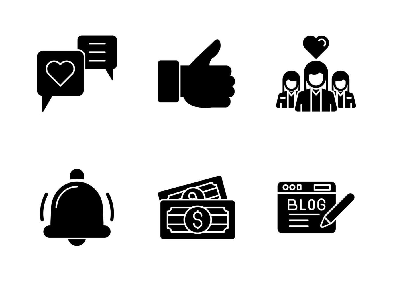 Followers Vector Icon Set