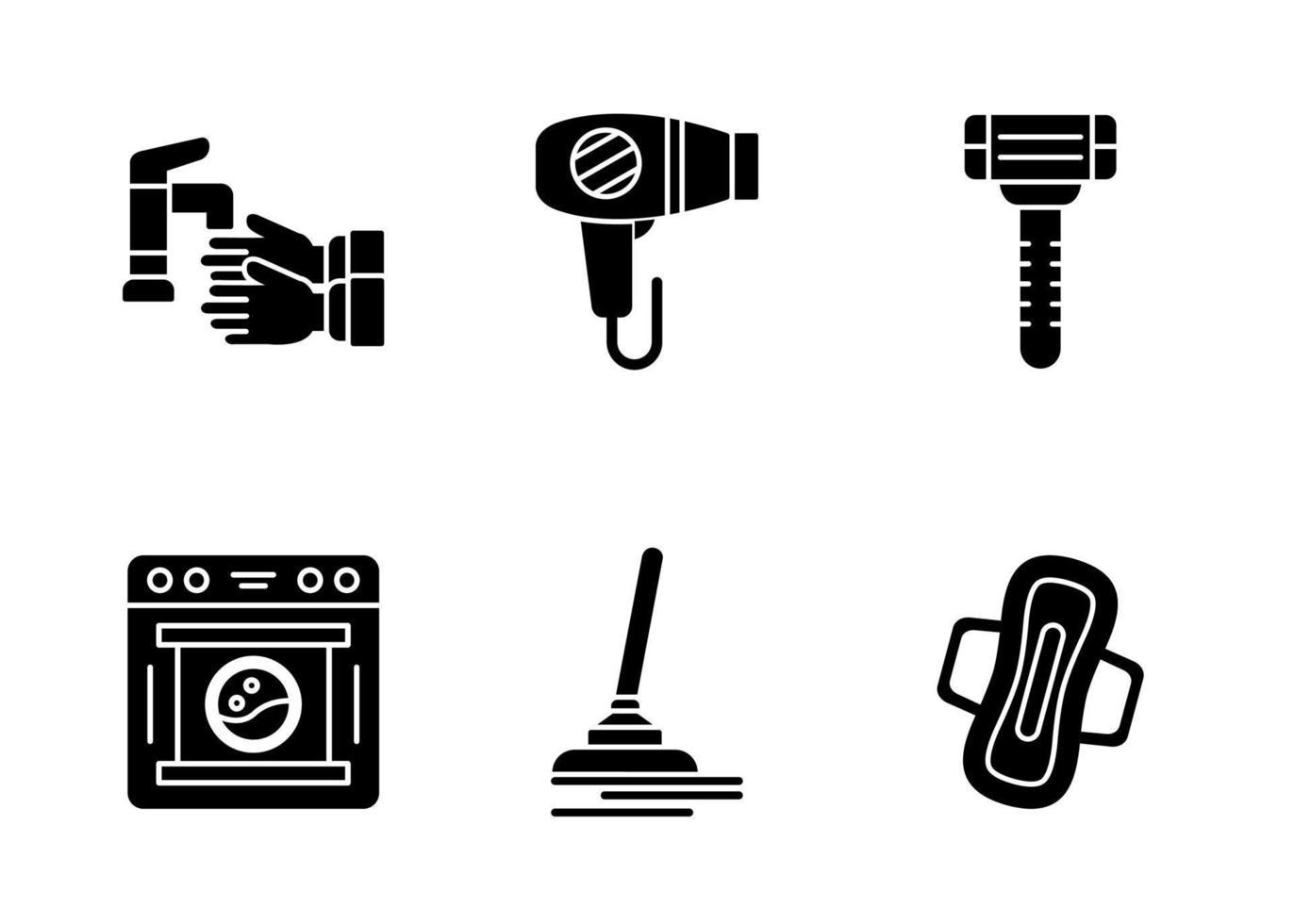 Hygiene Routine Vector Icon Set