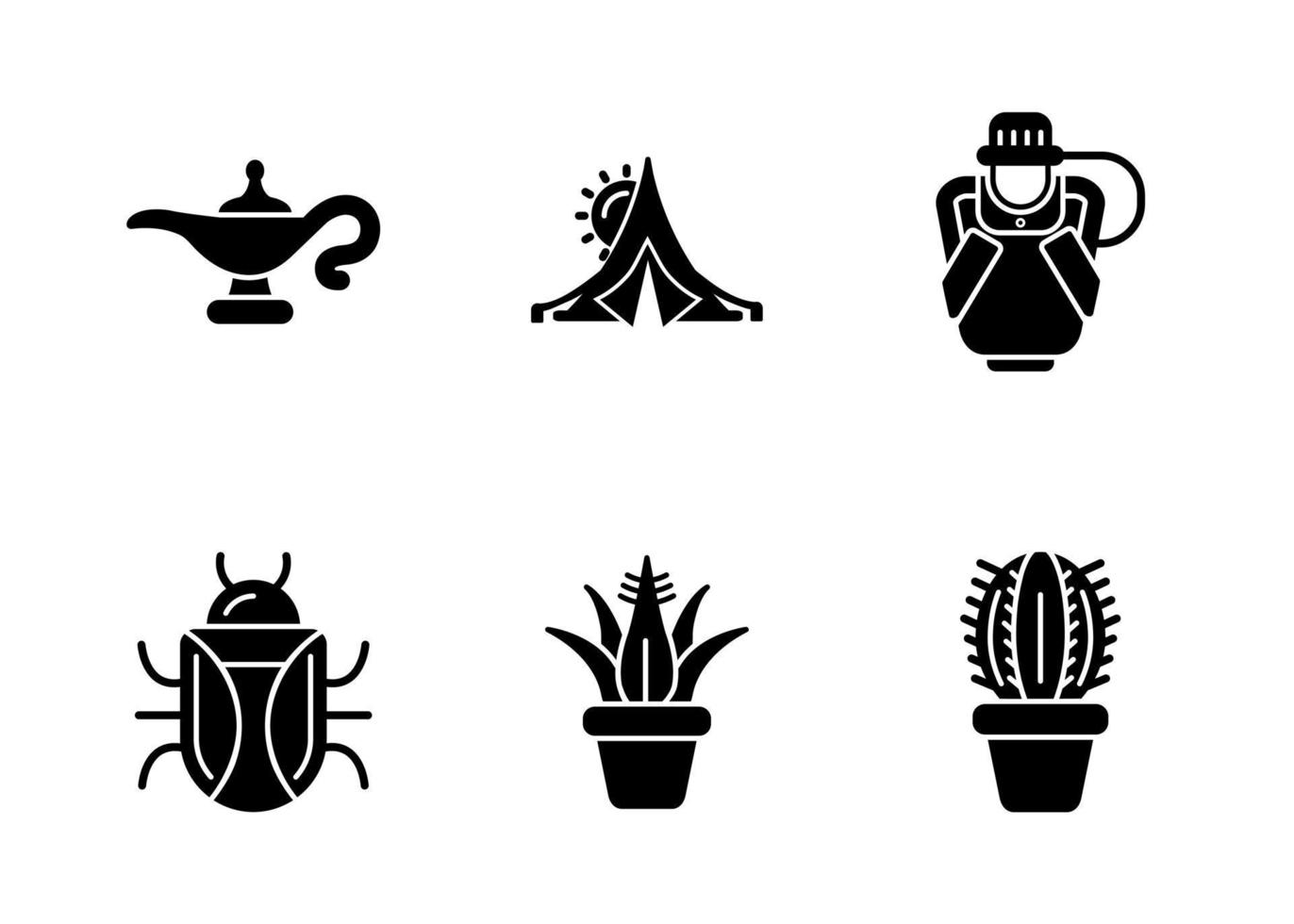 conjunto de iconos vectoriales únicos vector