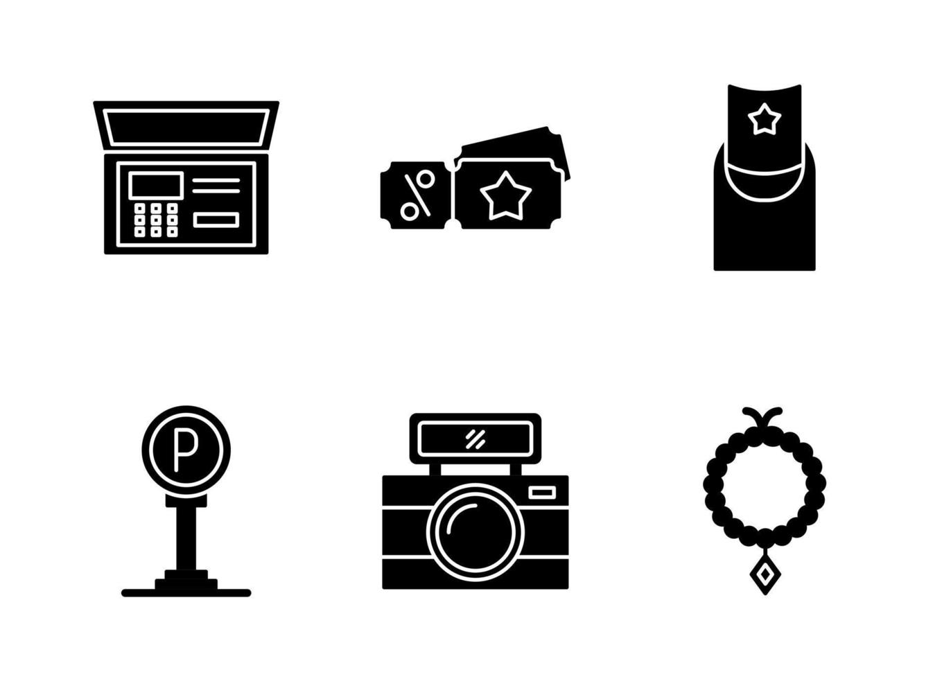 Mall Vector Icon Set