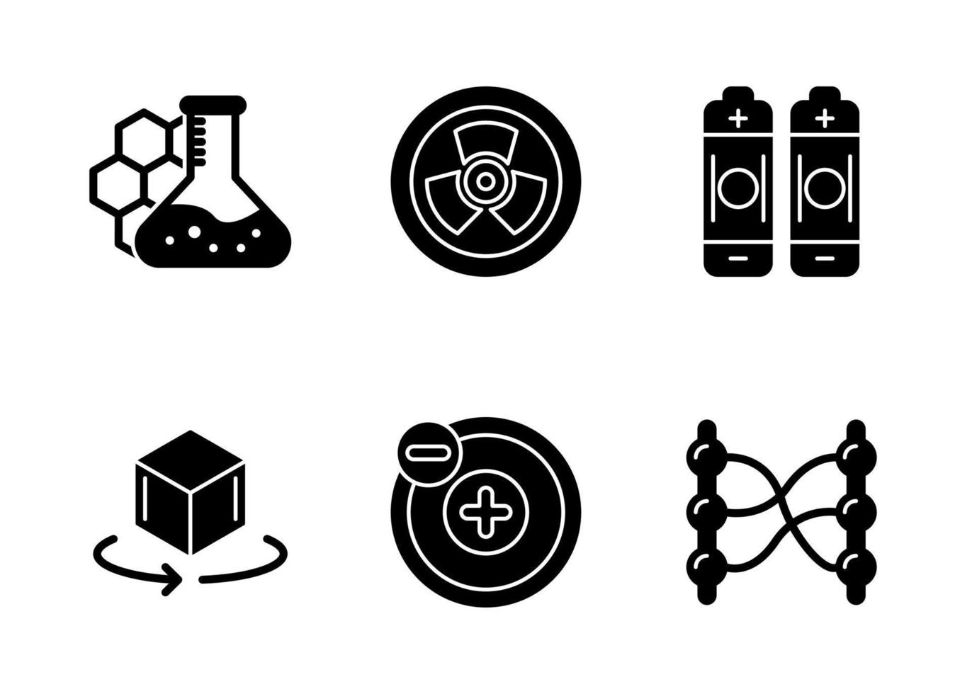 Unique Glyph vector Icon Set