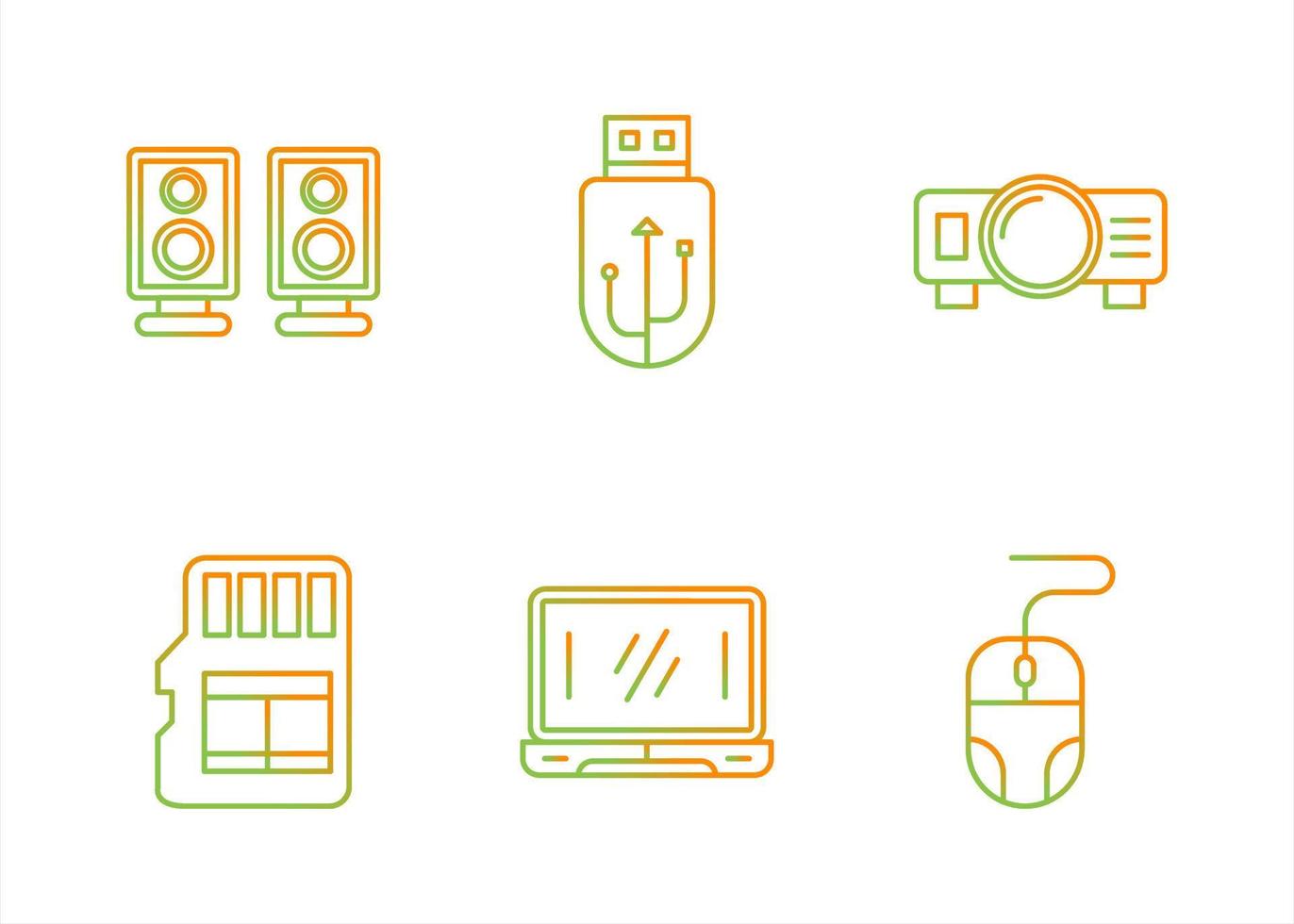 Multimedia Vector Icon Set